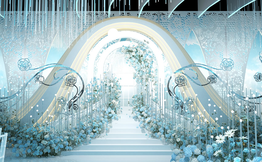 广元釡香烙馍村水晶厅效果展示